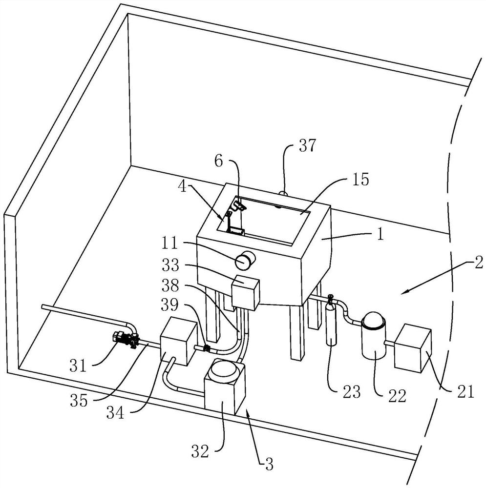 Fish temporary rearing device with intelligent control function