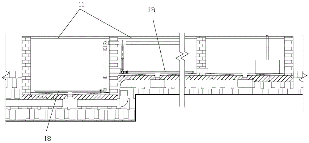 A kind of track type aquaculture water treatment system and its process method