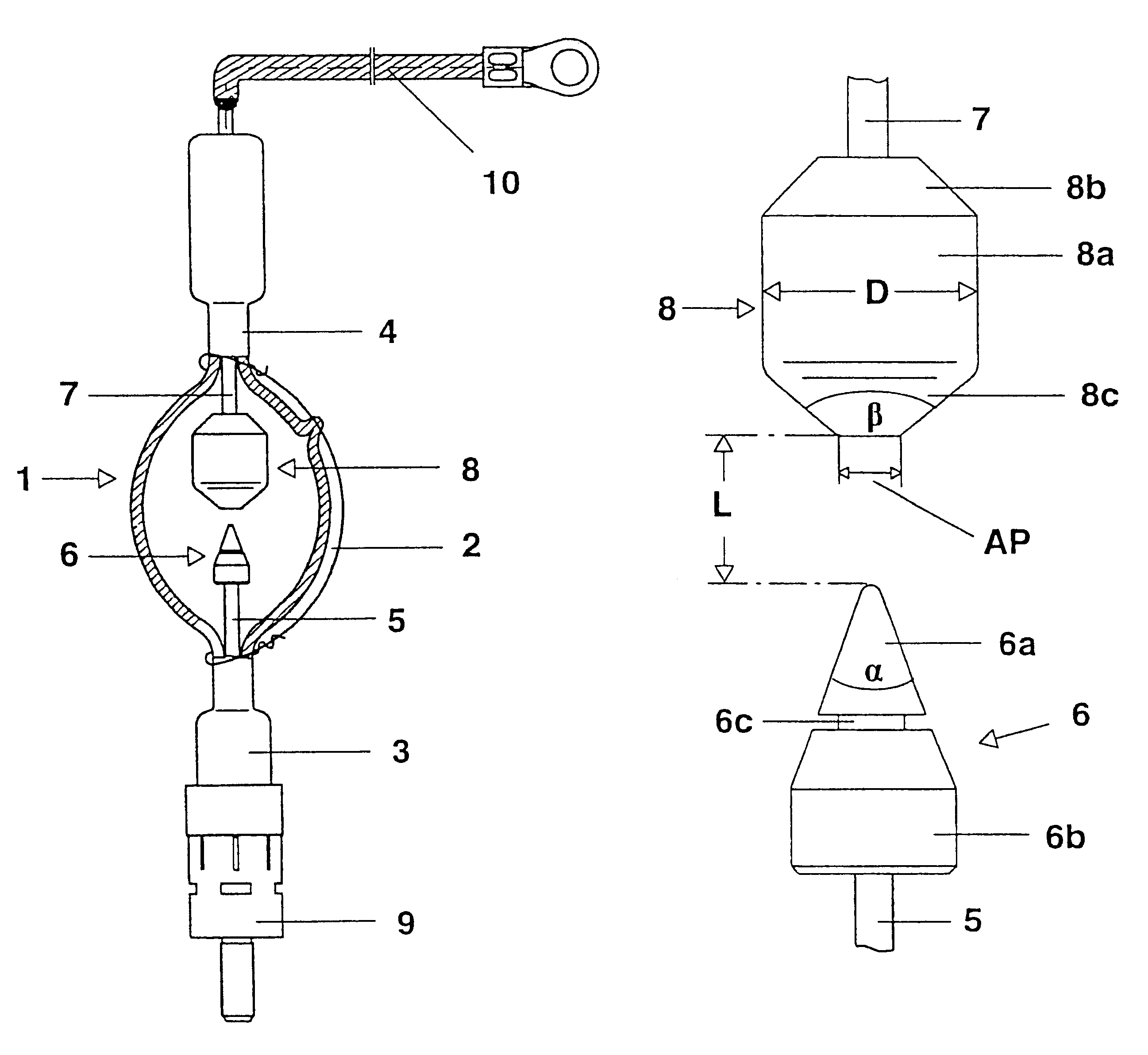 Short-arc high-pressure discharge lamp for digital projection technologies