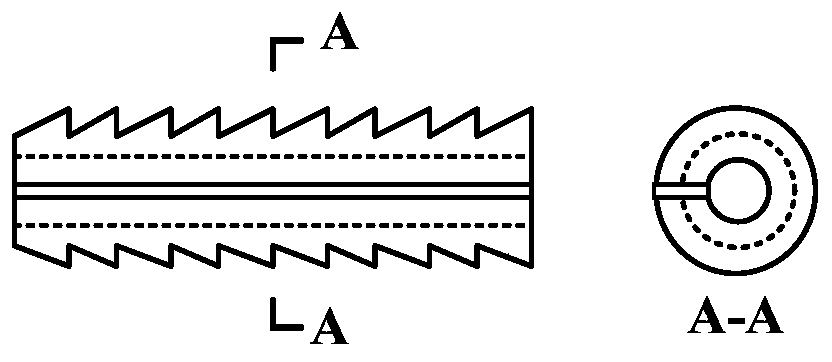 Prestressed anchor rod for indoor simulation test and test method