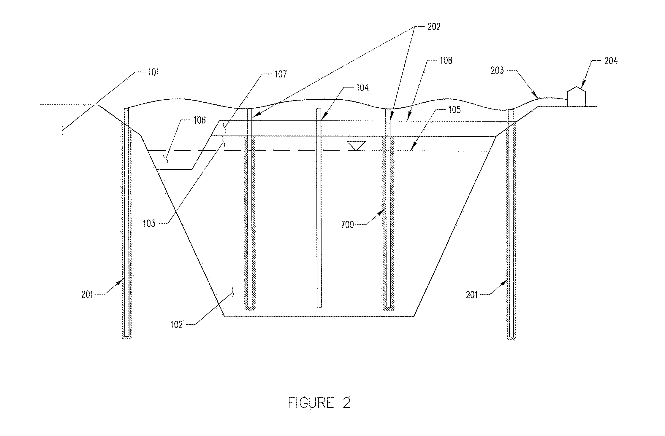 Secondary In Situ Pond Ash Dewatering and Stabilization System and Method