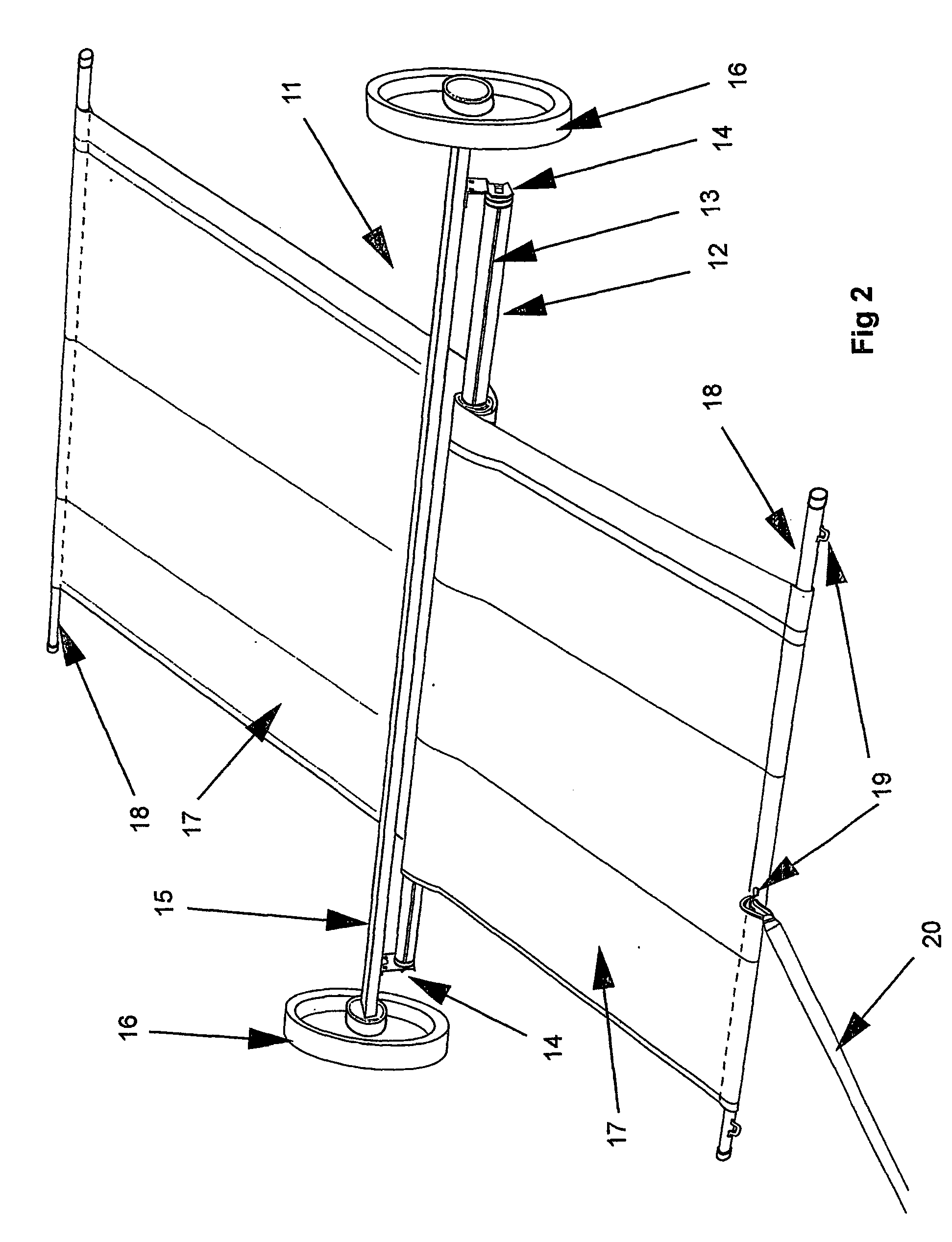 Retractable self rolling blind awning or cover apparatus