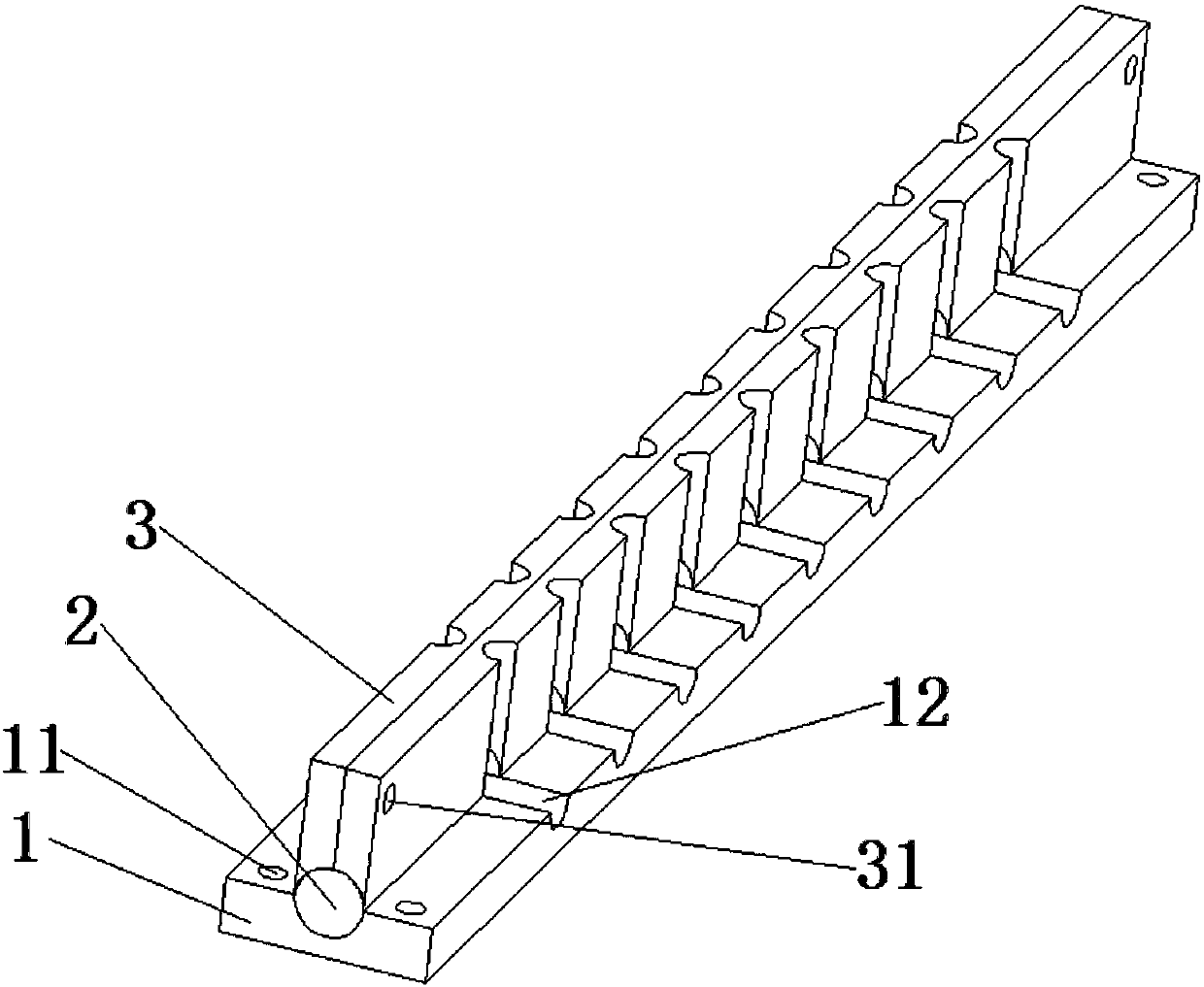 Fixture for injecting glue into and preheating ceramic core