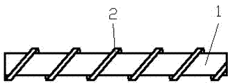 Injection molding machine screw extrusion rod structure