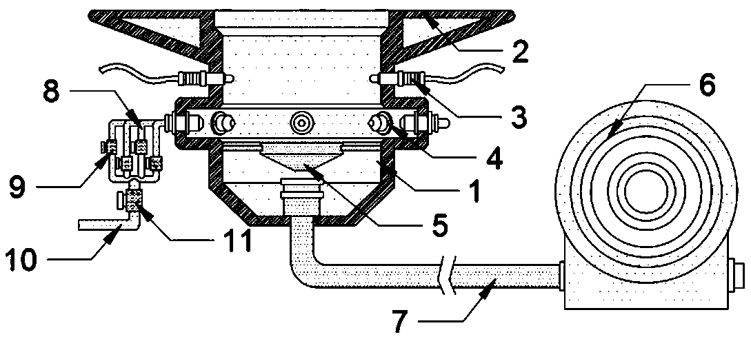 Intelligent premixing control system for gas cooker