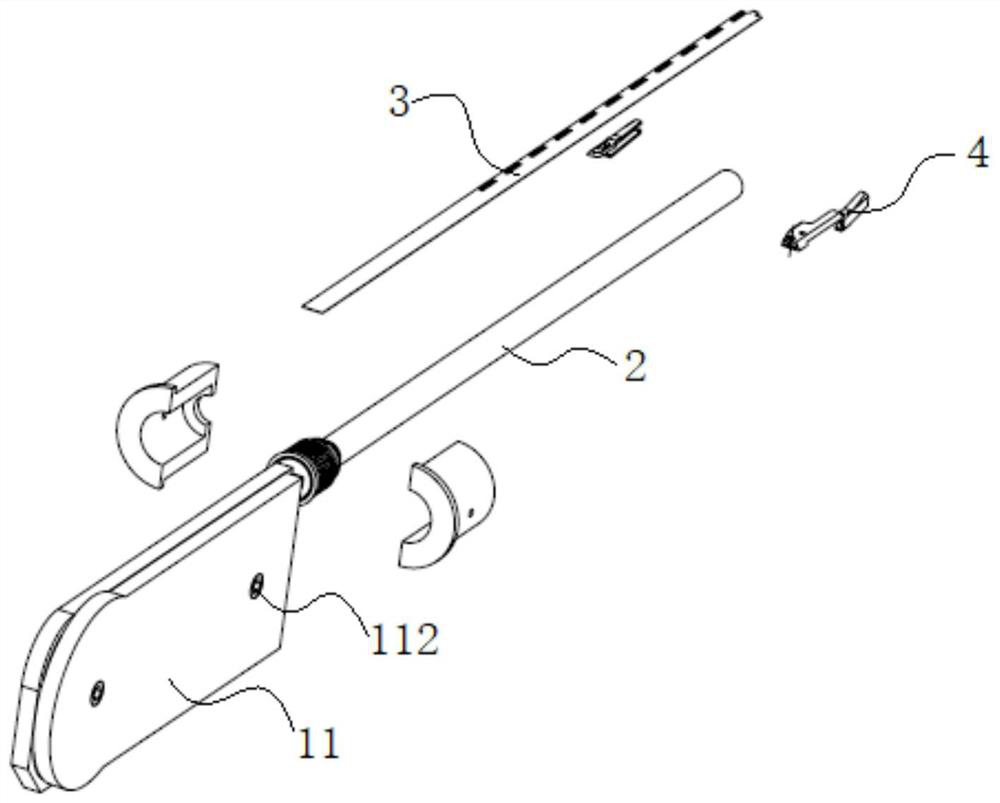 Bin clamping device and surgical operation instrument