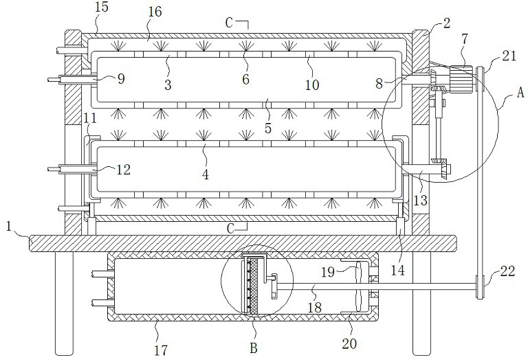 An adjustable cloth-feeding brush device for textile use and its application method