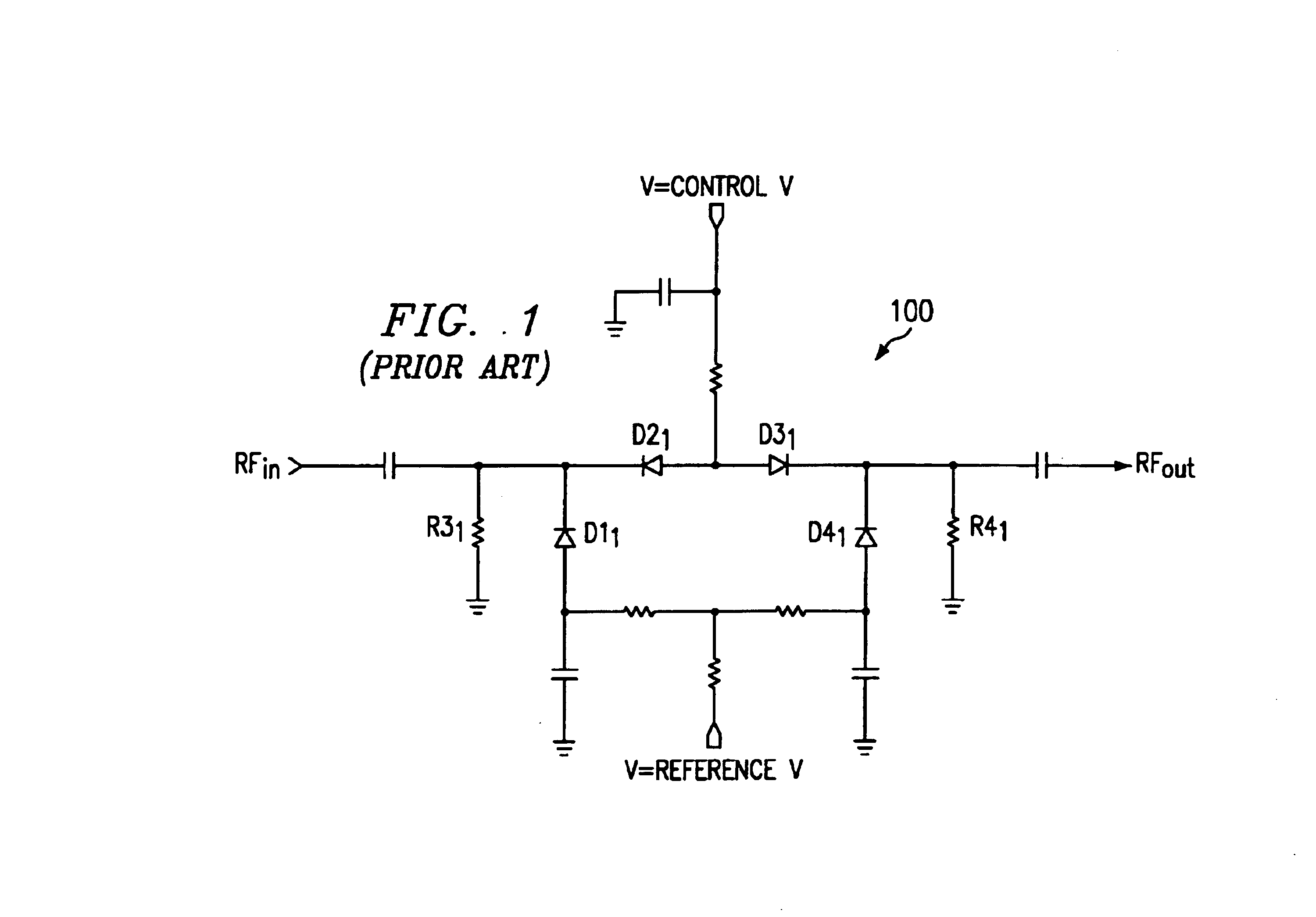 Broadband PIN diode attenuator bias network