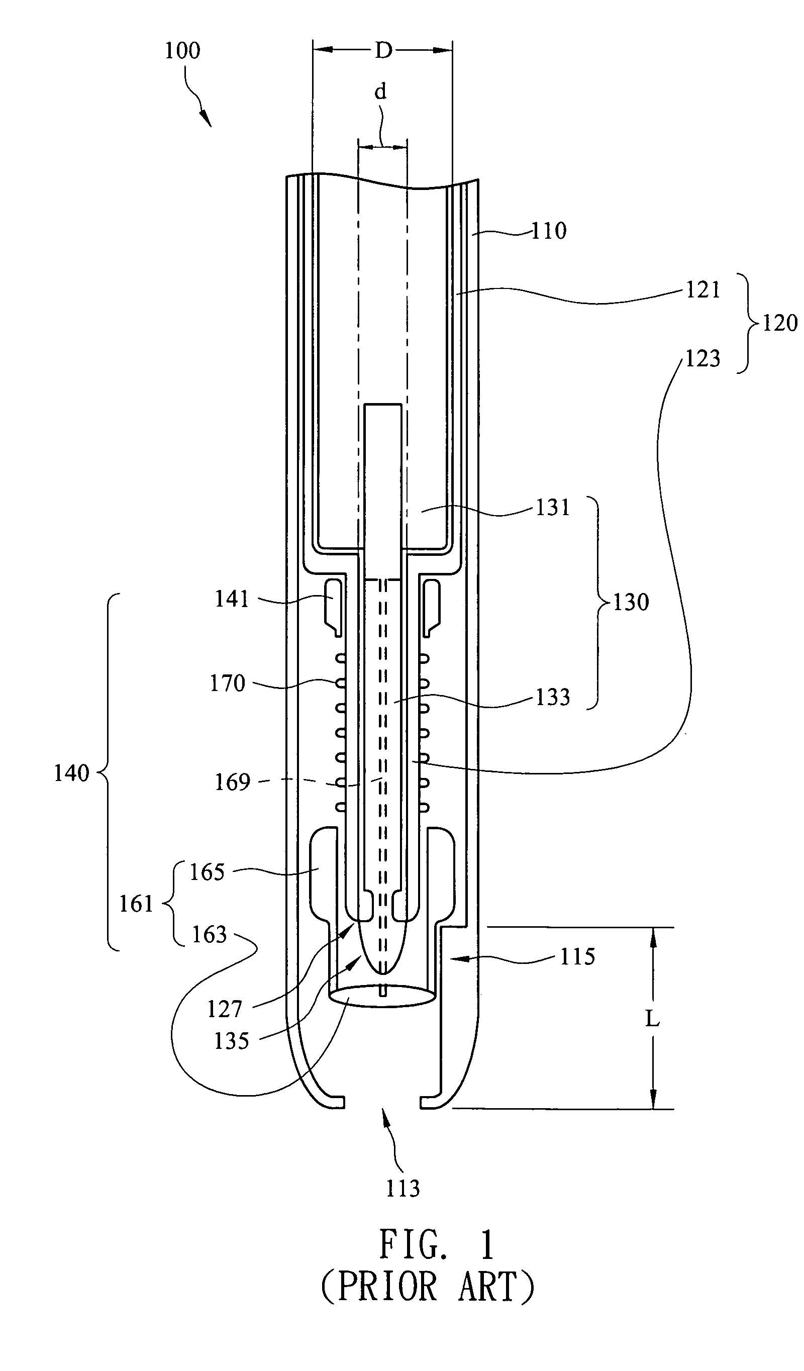 Opening and closing device for capless retractable marker pen