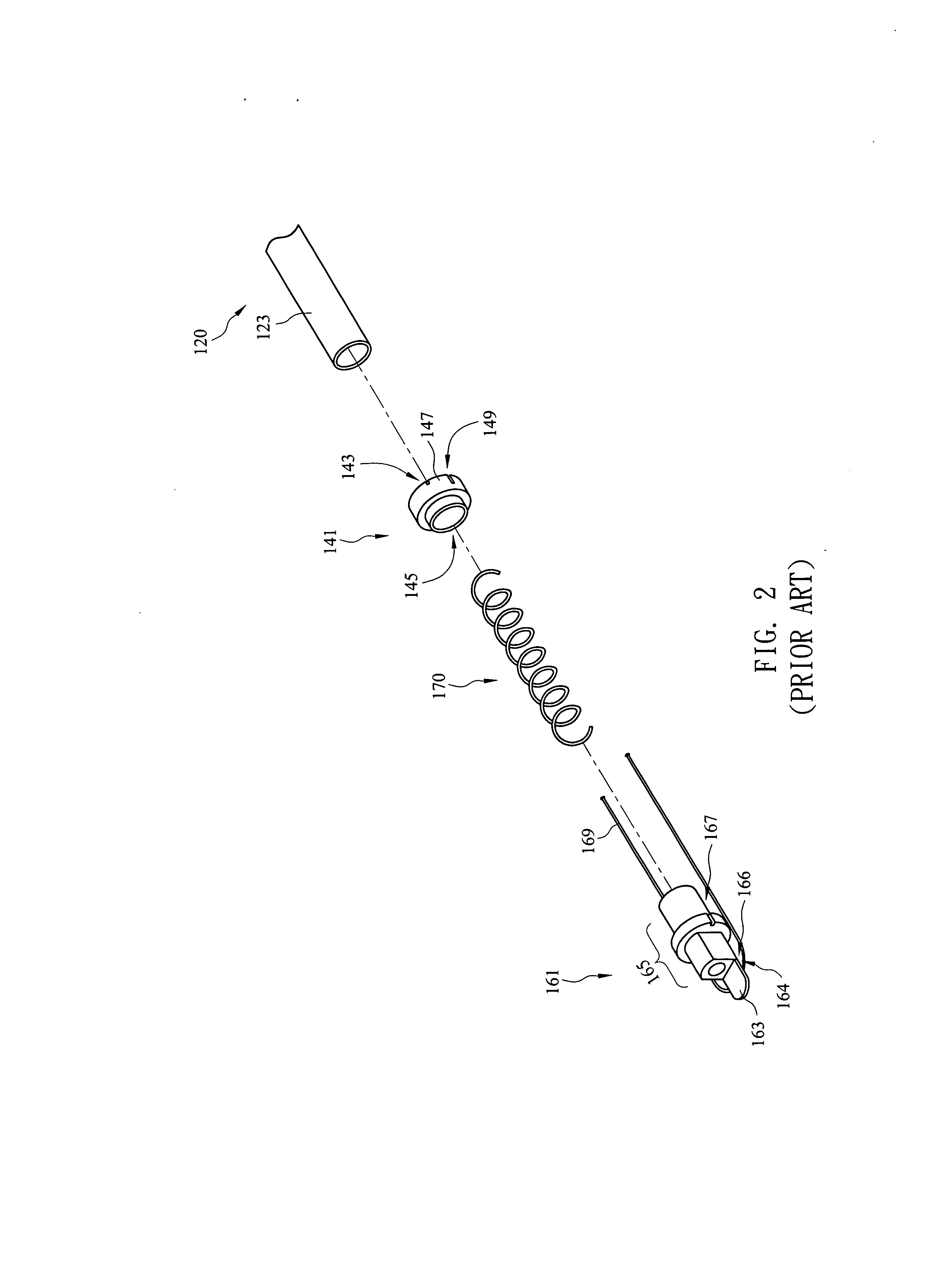 Opening and closing device for capless retractable marker pen