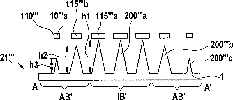 Production process for a microneedle arrangement and corresponding microneedle arrangement and use