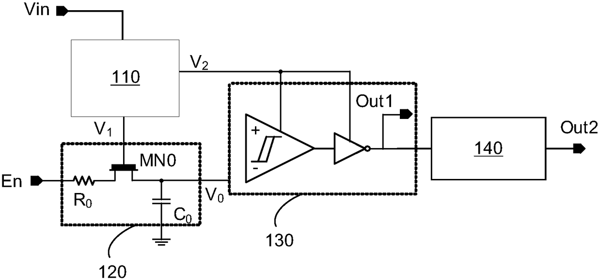 High-voltage enabling circuit for DC-DC converter