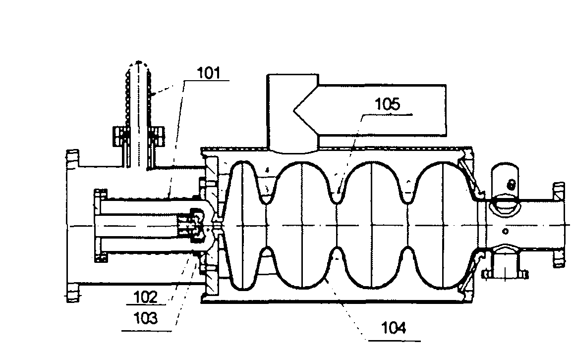 Major structure of dual-mode superconductive photocathode injector