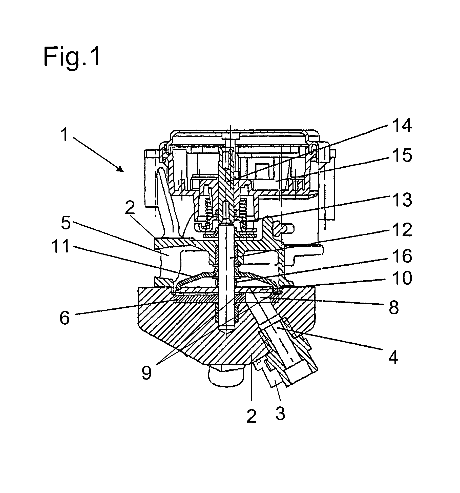 Adjustable two-way valve device for a combustion engine