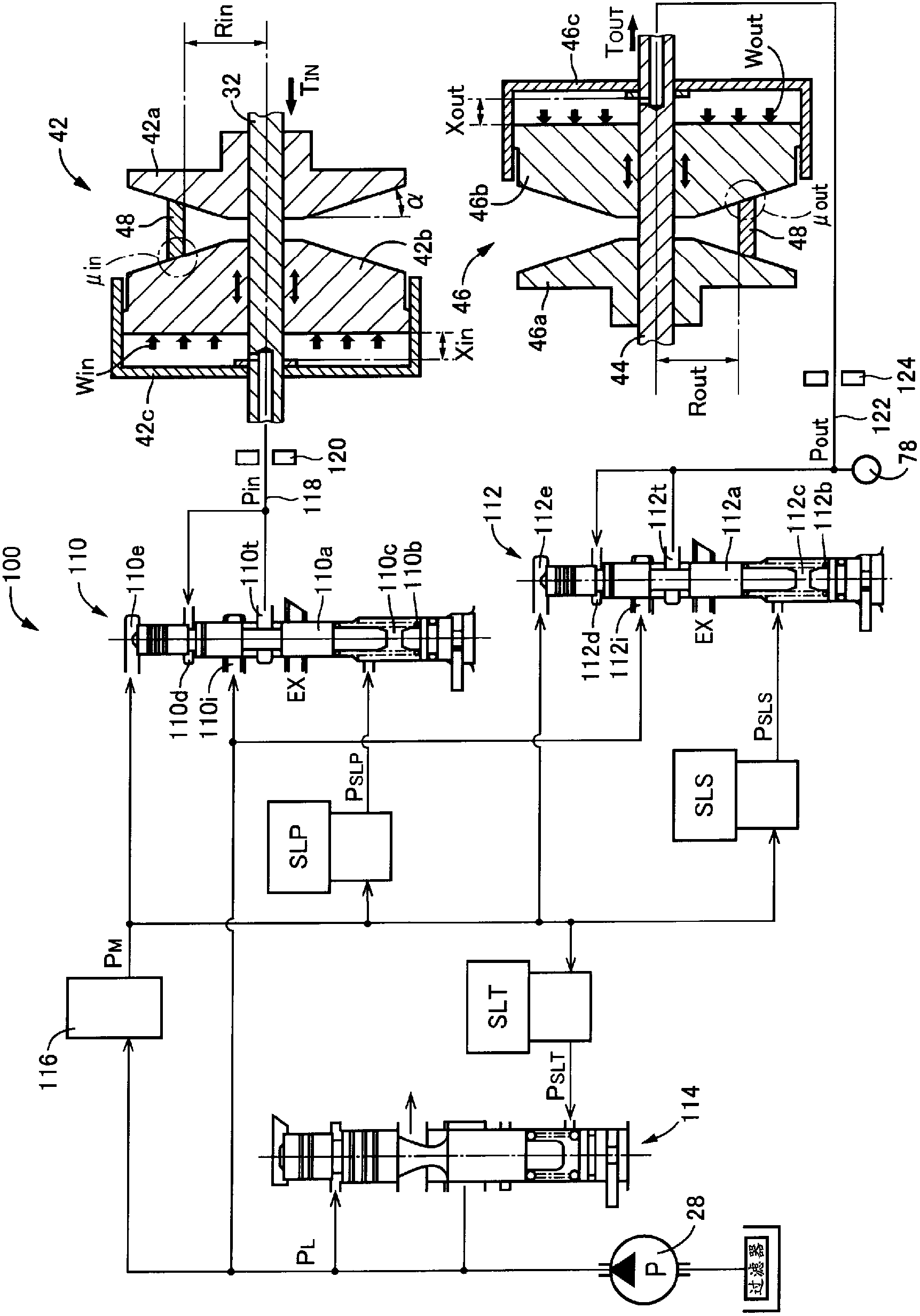 Control device for continuously variable transmission for use in vehicles