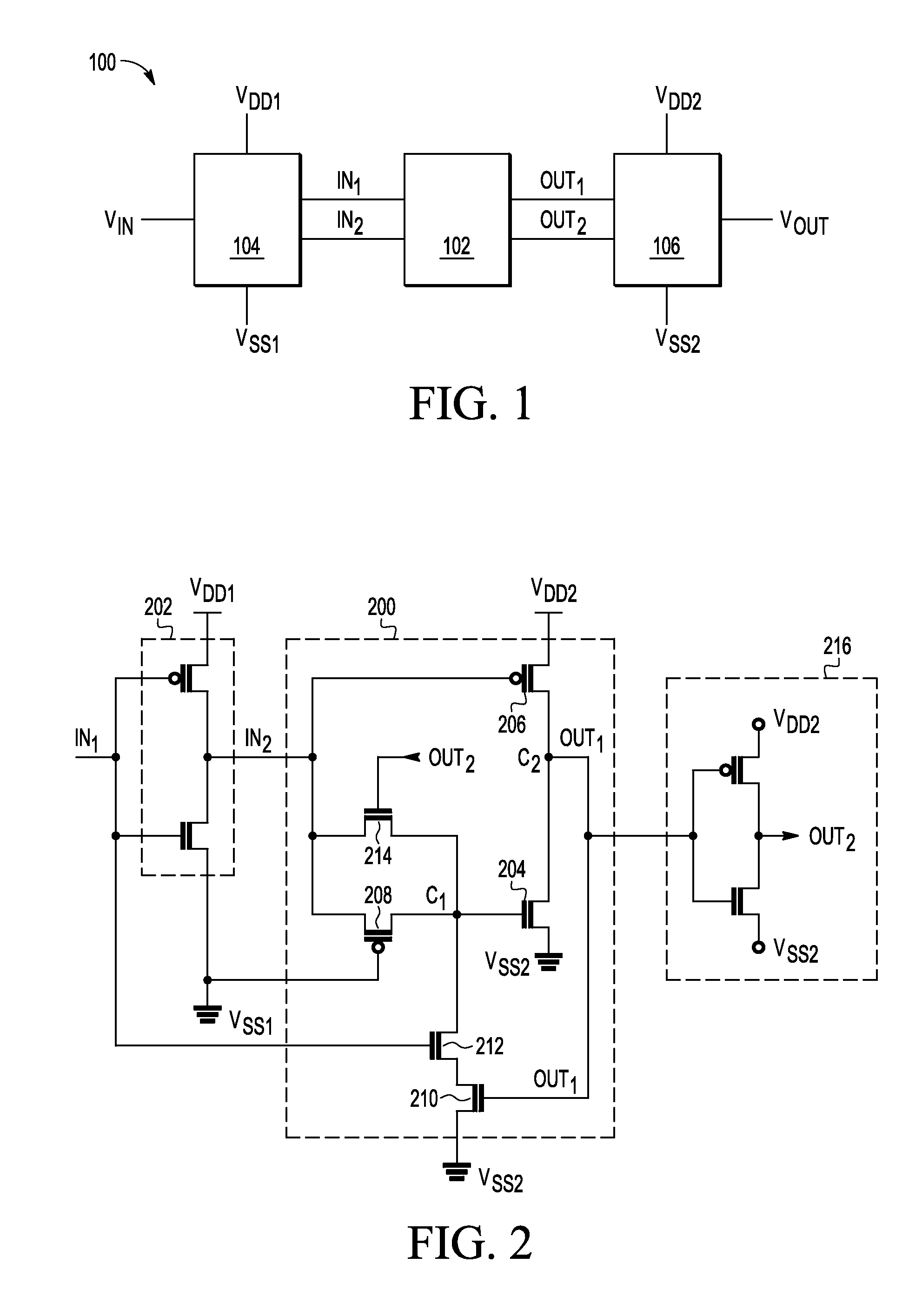 Ratioless near-threshold level translator