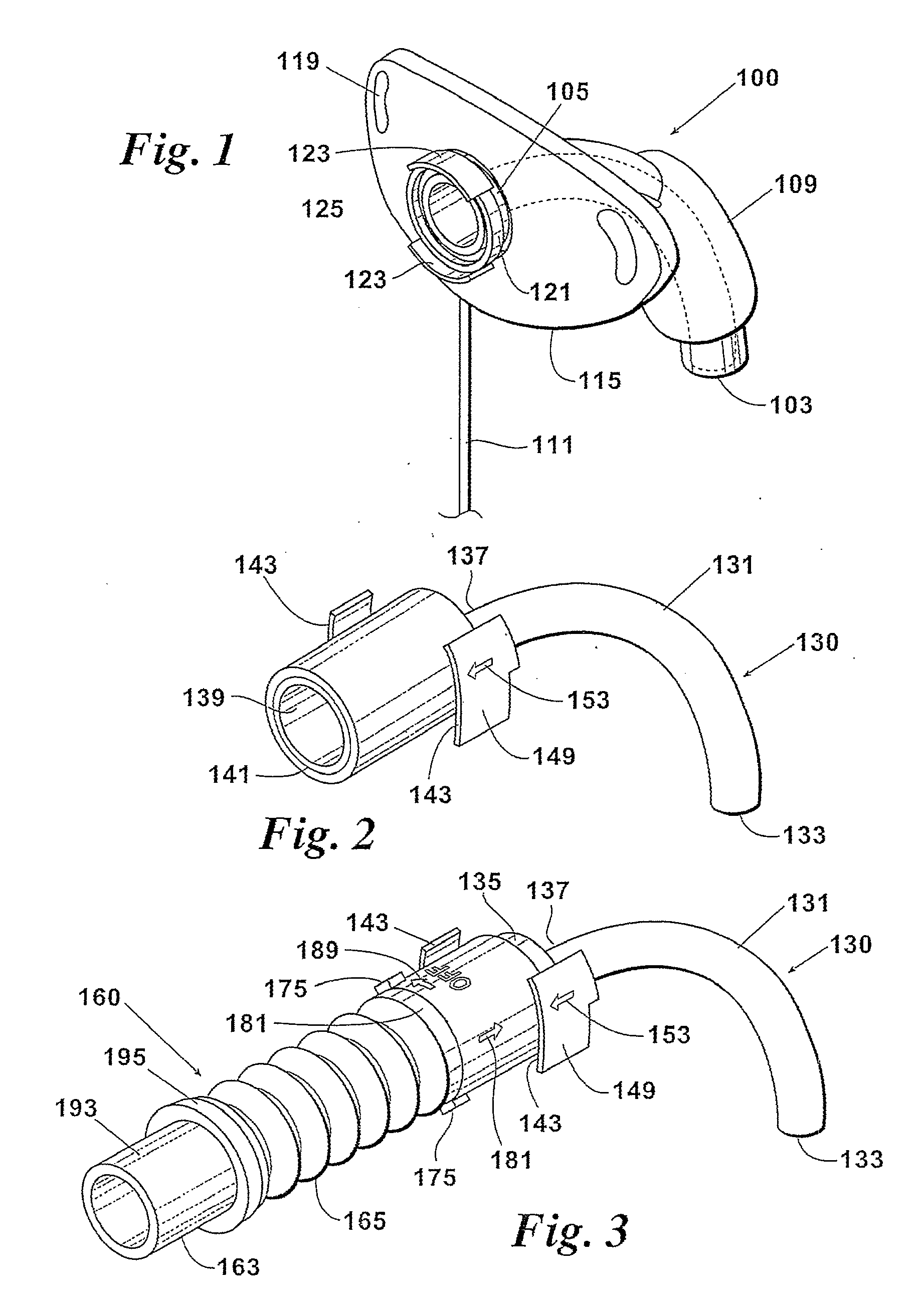 Ventilator to Tracheotomy Tube Coupling