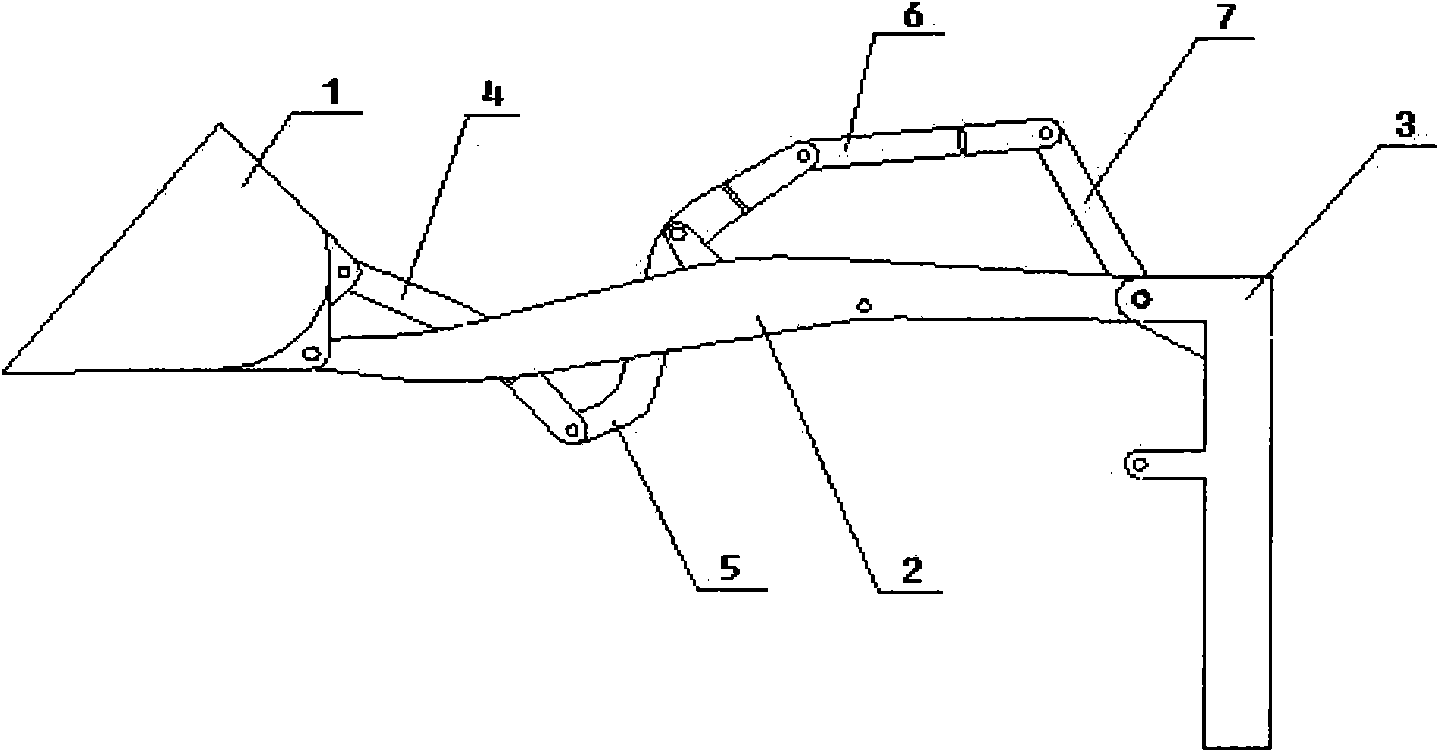 Mechanical two-degree-of-freedom controllable loading machine