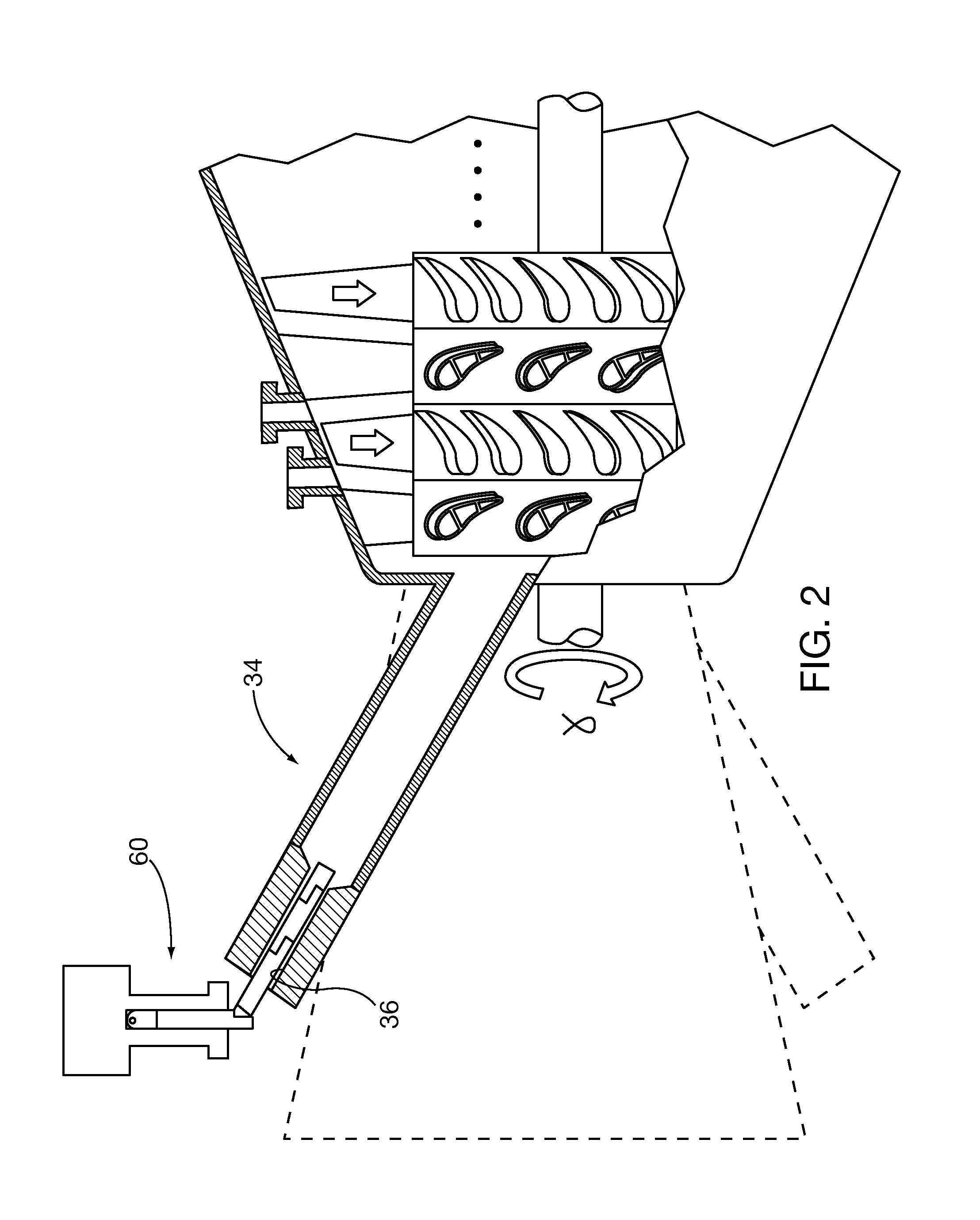 System and method for automated optical inspection of industrial gas turbines and other power generation machinery