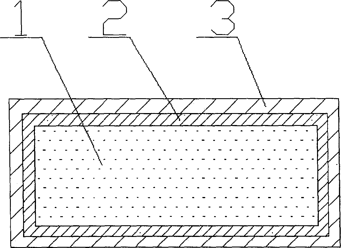 Composite high temperature electrical heating element and its making method