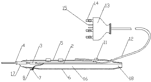 Integrated lighting and smoke-absorption knife pen