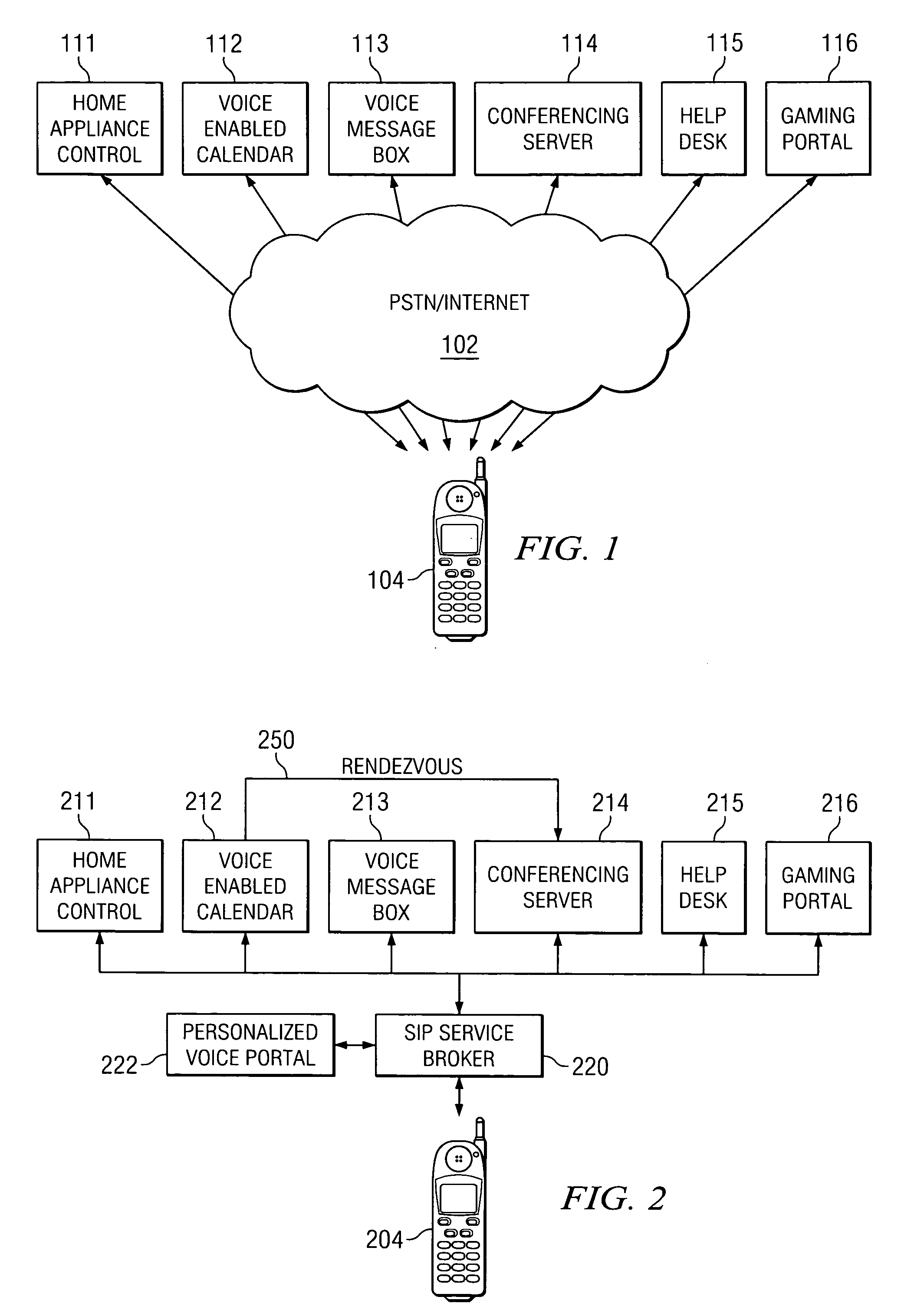 Composite voice applications and services using single sign-on across heterogeneous voice servers