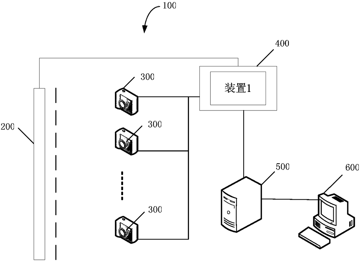 Glass-free 3d display module detection method, device and system