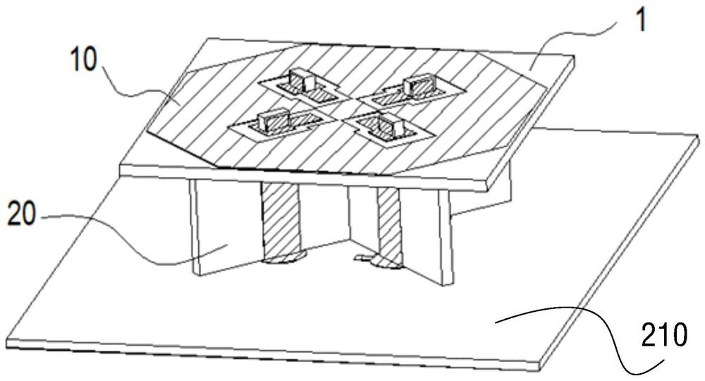 Patch radiation unit and array antenna