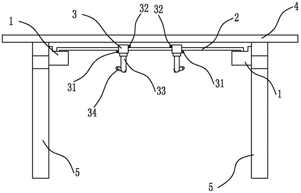 Bottom surface crack detection device for concrete bridge