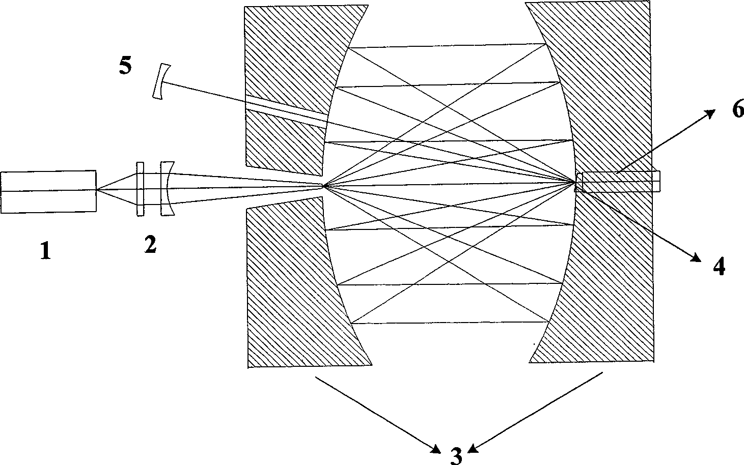 Disc piece solid laser