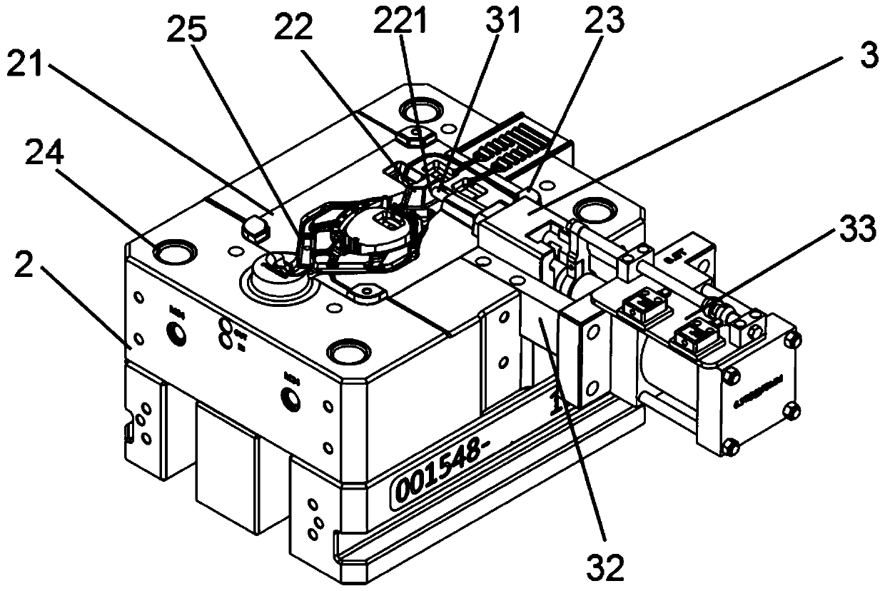 Die-casting mold structure and die-casting method capable of achieving high parallelism