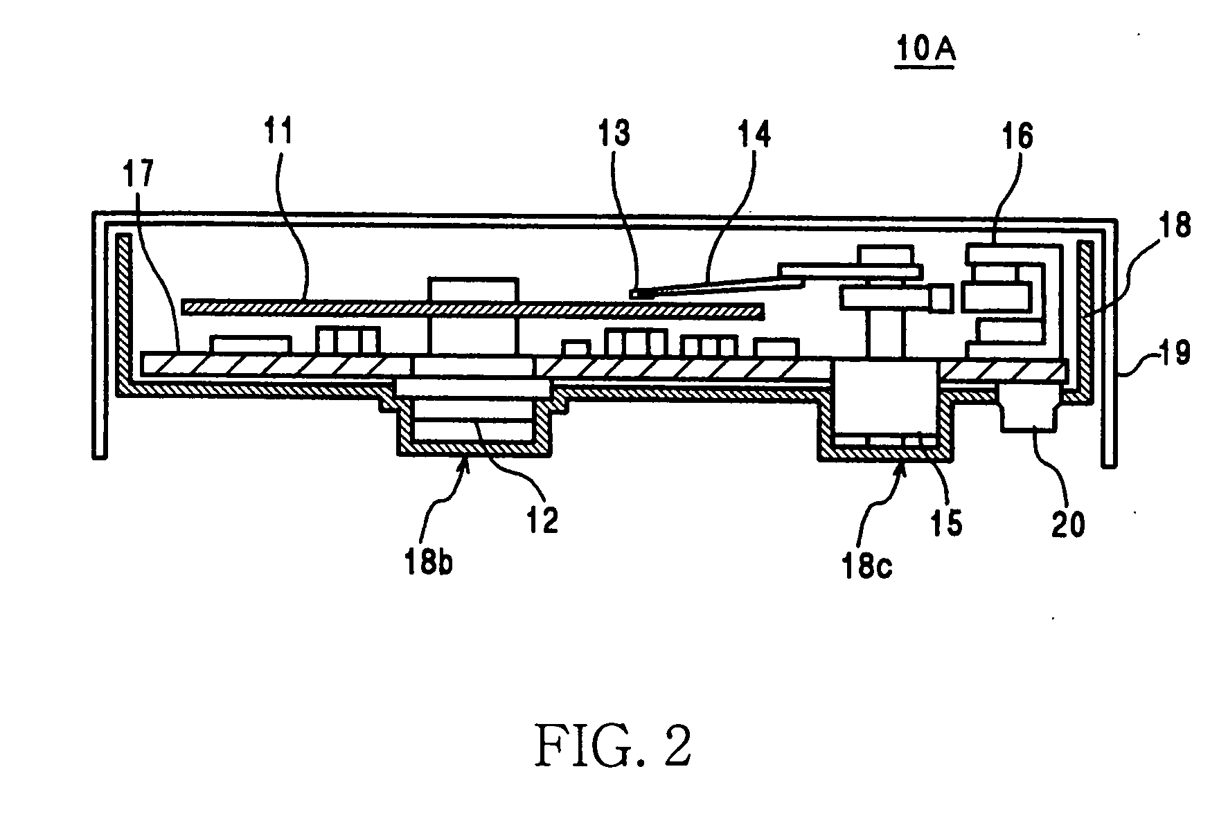 Hard disk drive and wireless data terminal using the same