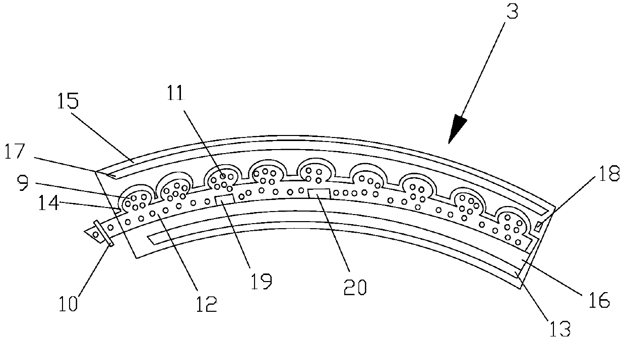 Thermal expansion fluid composite spherically-shaped cavity drive type robot soft hand