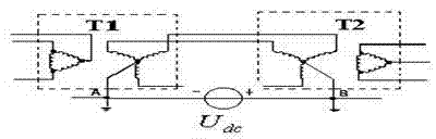 Power transformer DC magnetic bias state detection method based on noise method