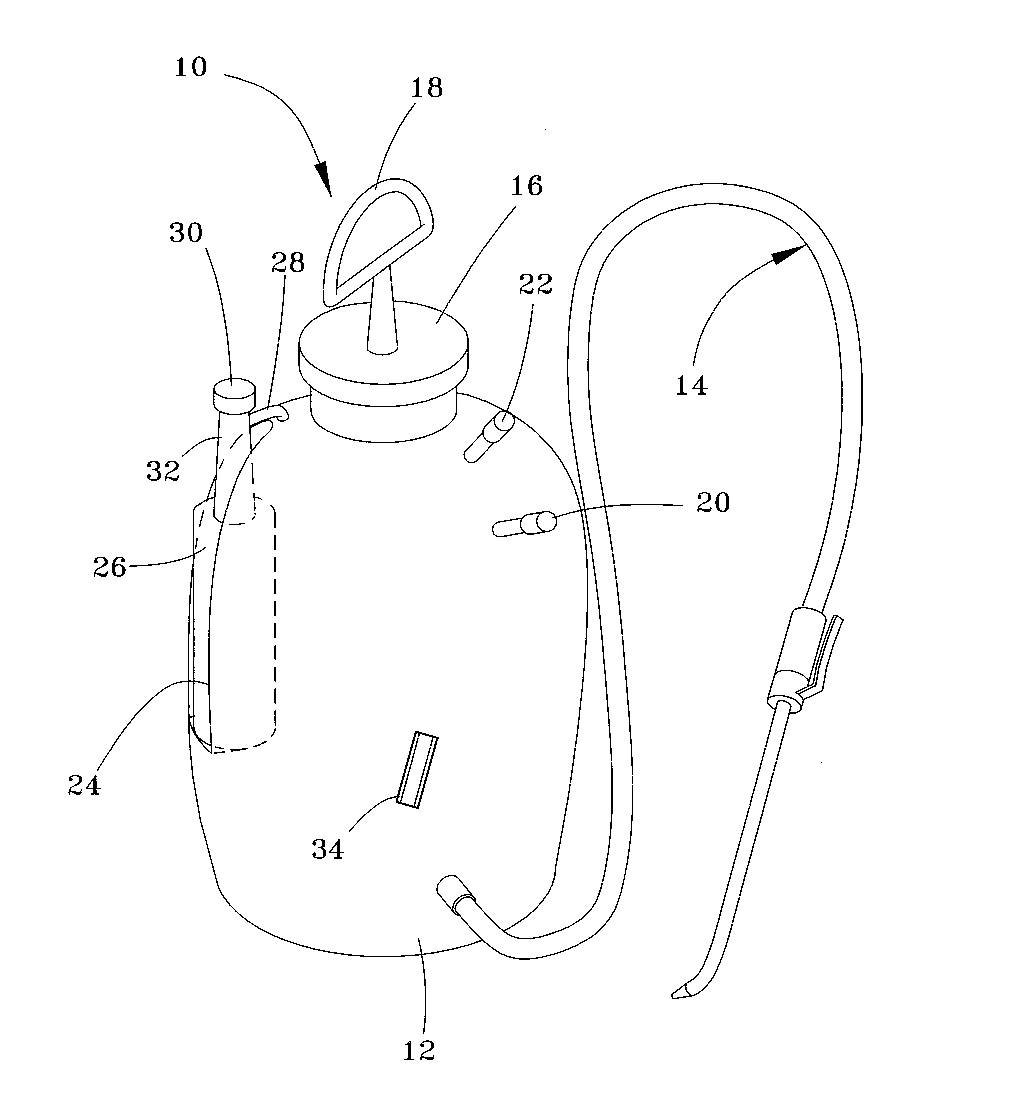 Pumpless pressure sprayer