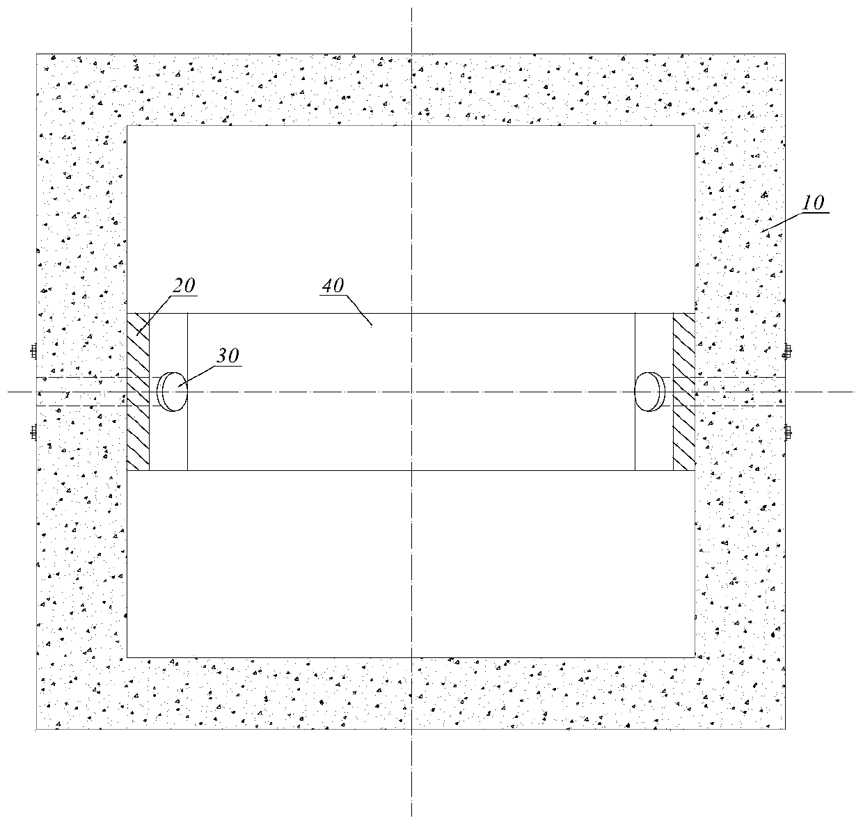 Stay cable and bridge tower anchored prefabricated prestressed concrete anchor beam structure