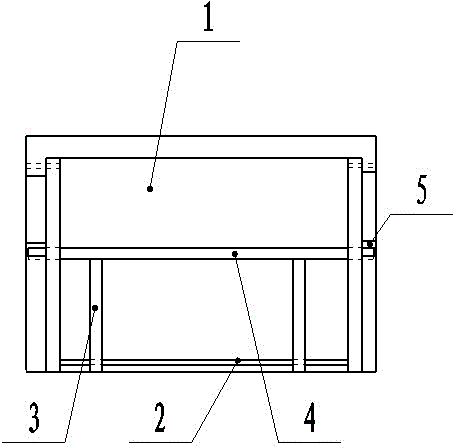 Folding type road shoulder slope frame