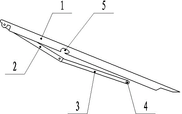 Folding type road shoulder slope frame