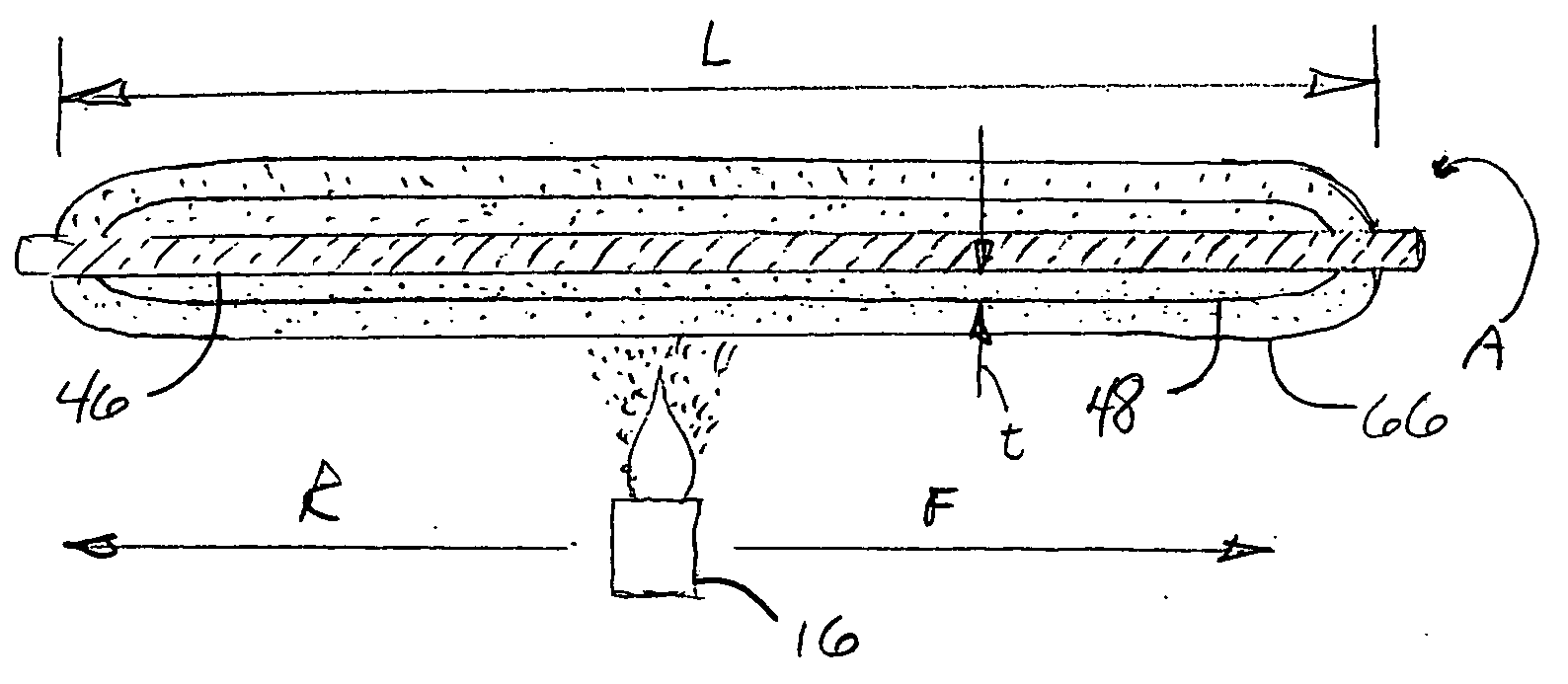 Method and apparatus for depositing glass soot