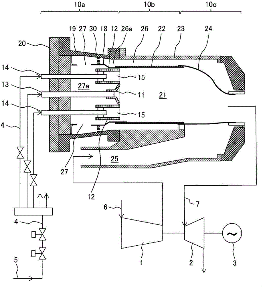 Gas turbine combustor