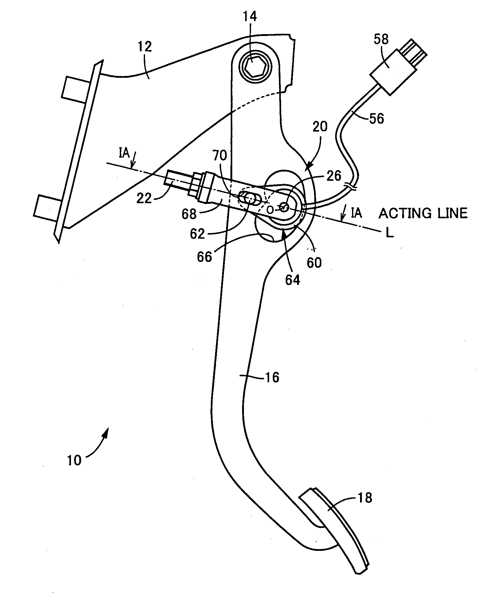 Load sensor-equipped operating apparatus