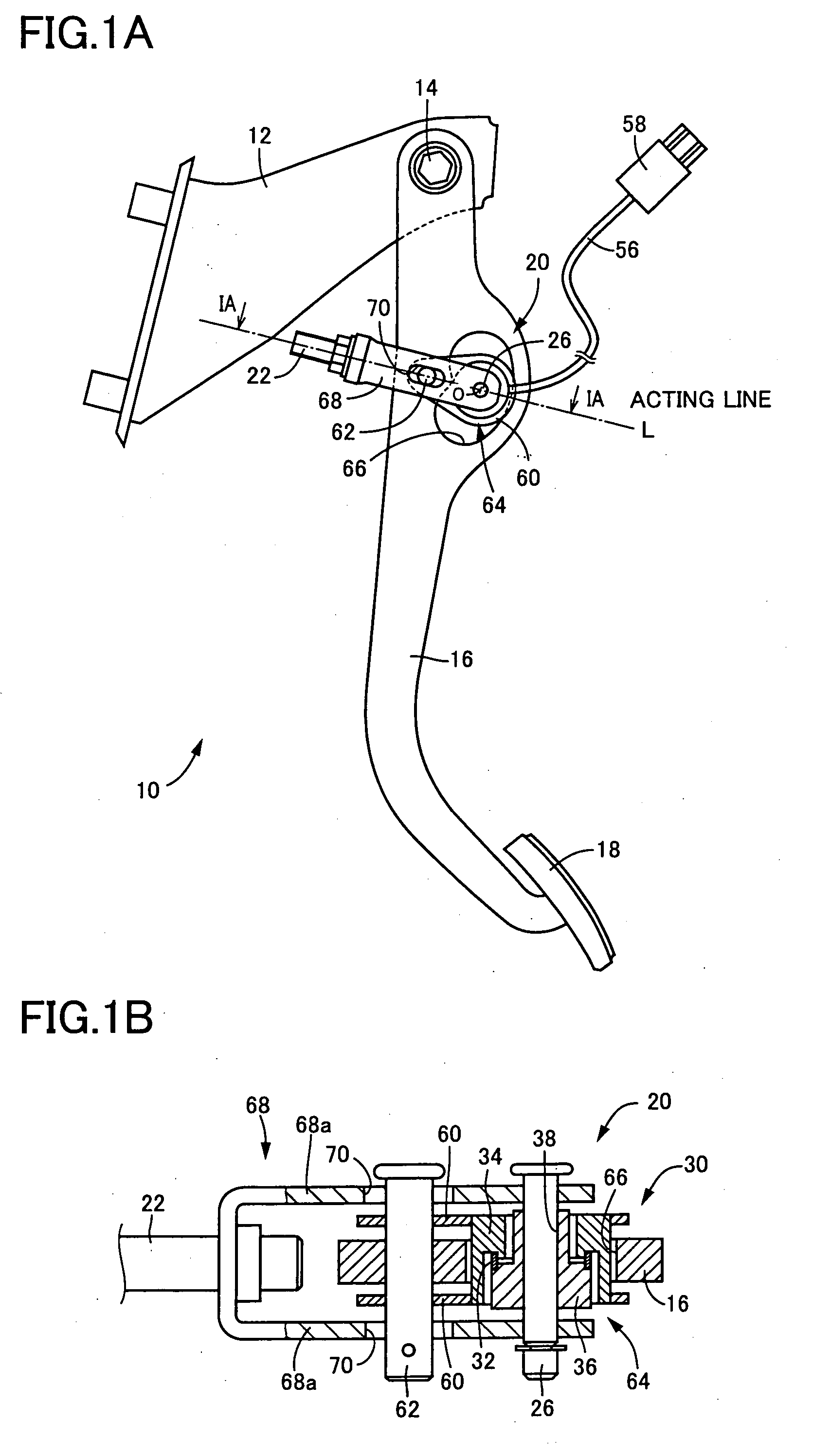 Load sensor-equipped operating apparatus