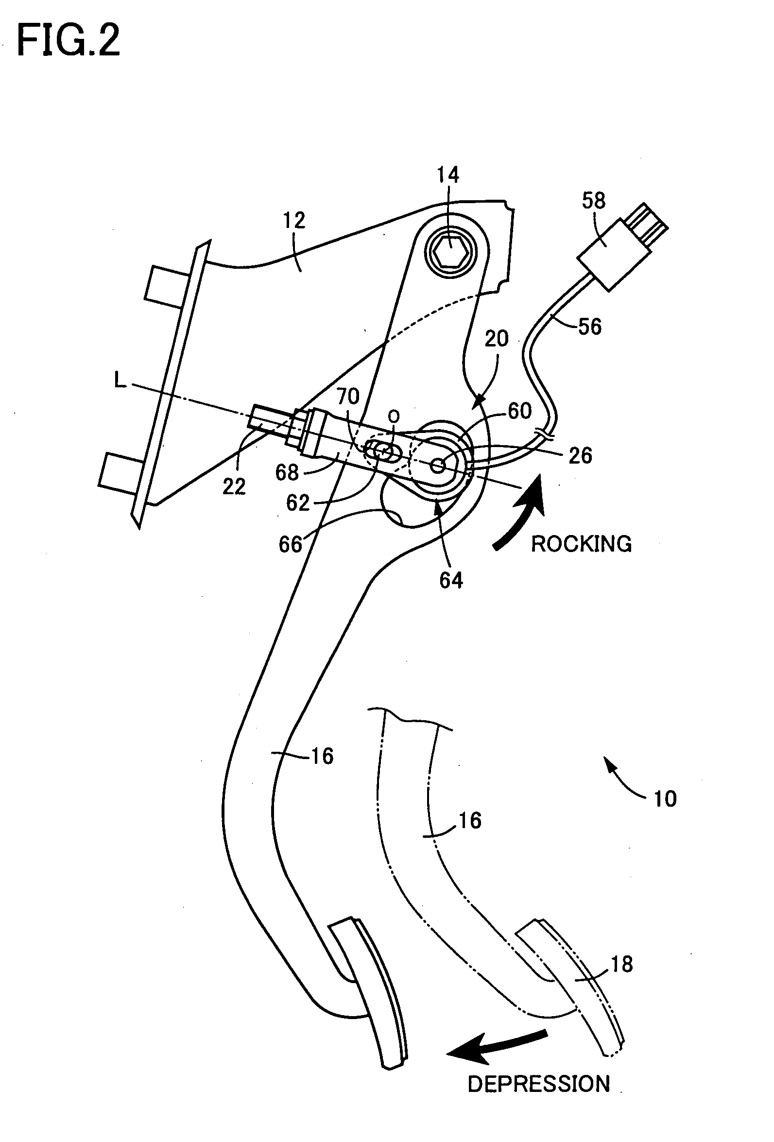 Load sensor-equipped operating apparatus