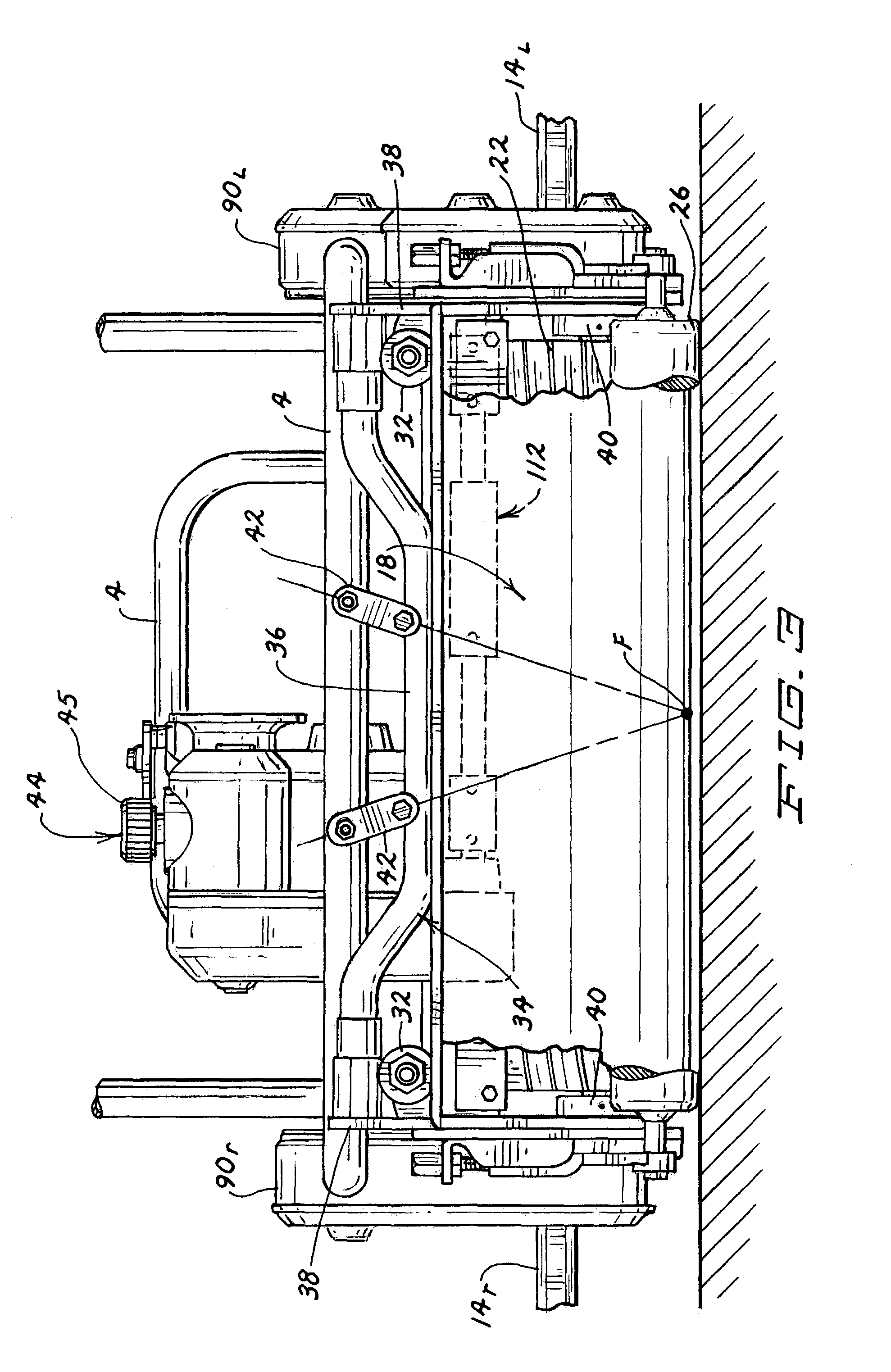 Walk reel mower