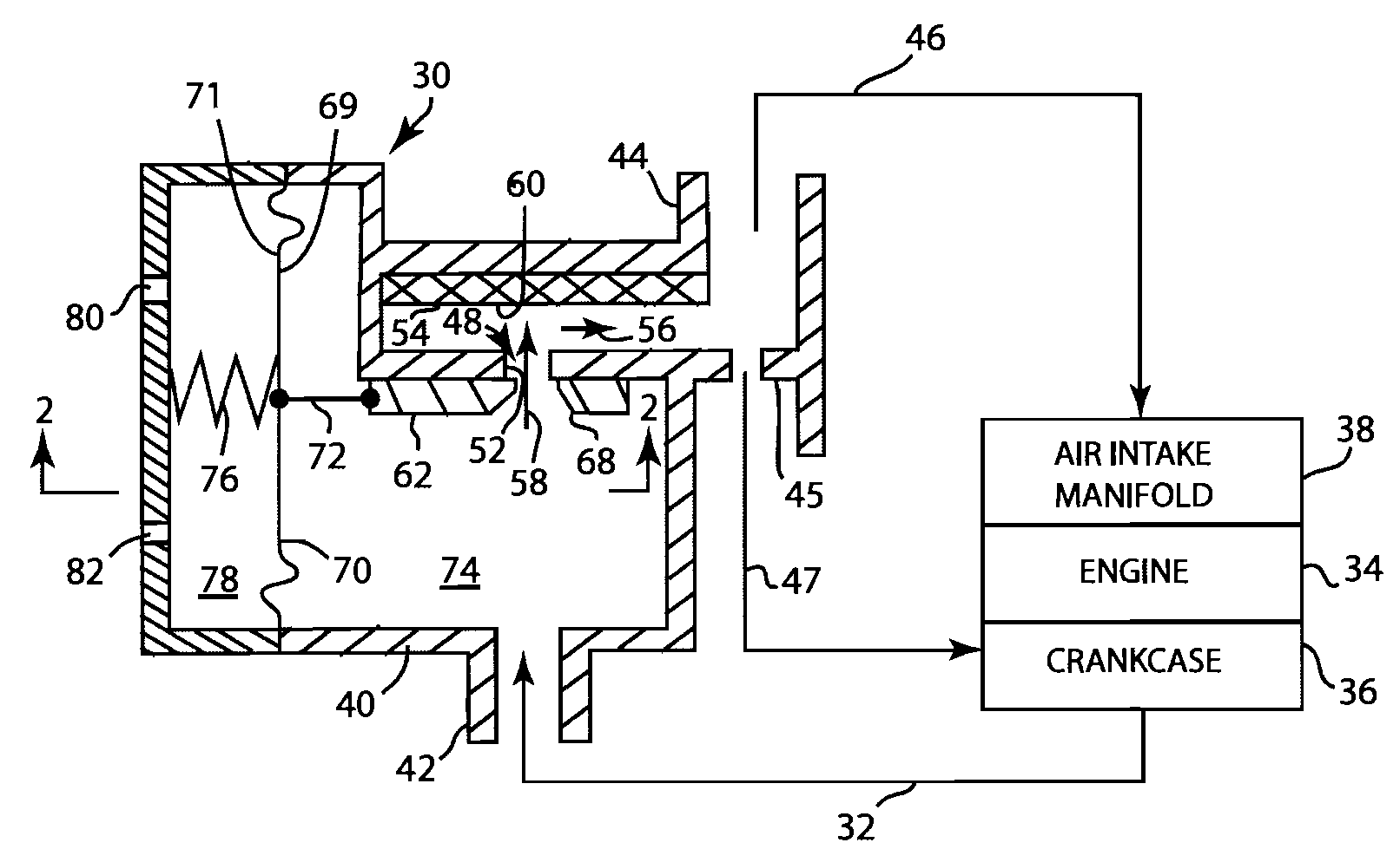 Inertial Gas-Liquid Separator with Valve and Variable Flow Actuator