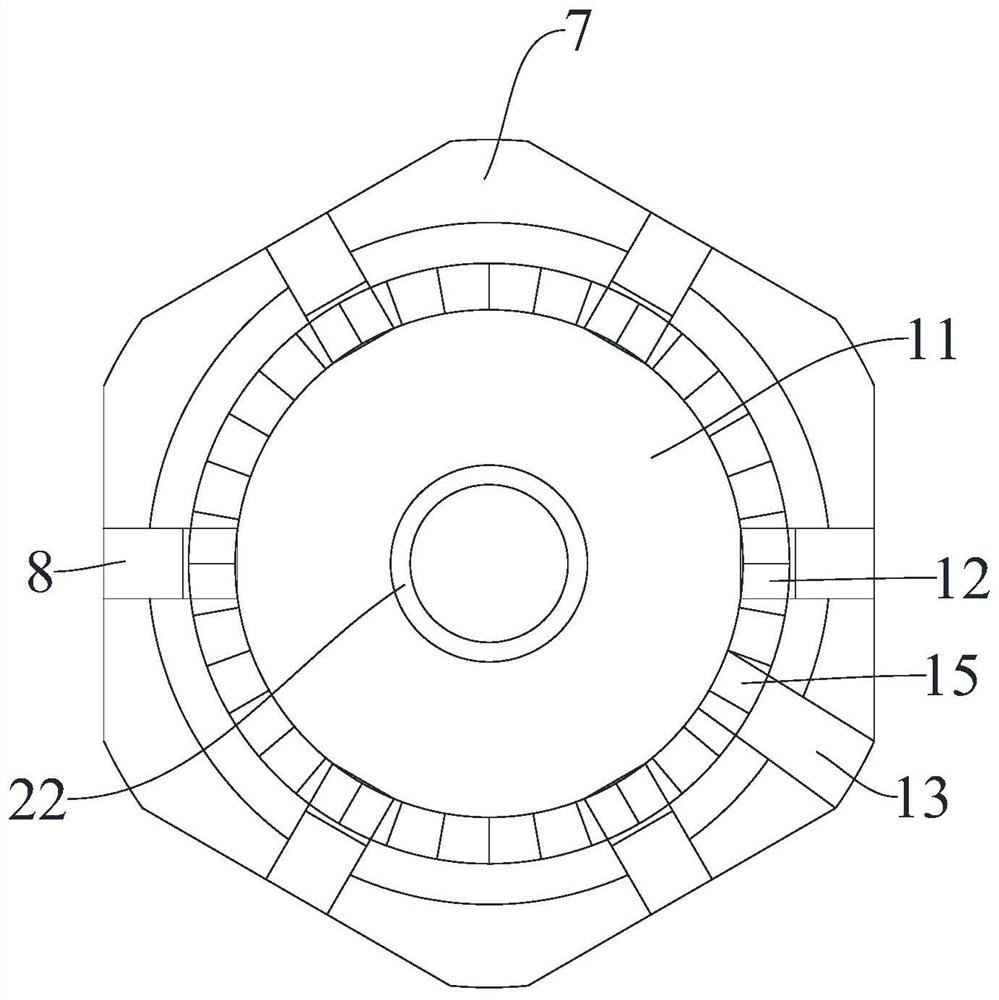 Heat exchanger with internal circulating rotational flow mechanism