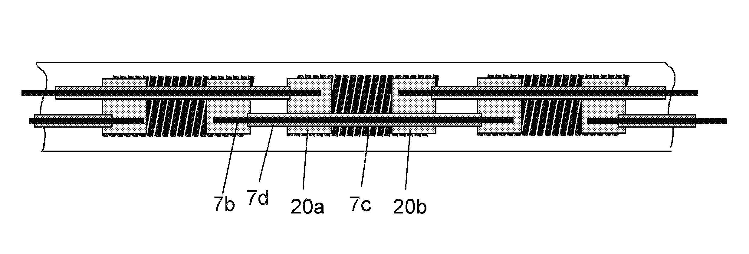 Electrode catheter for interventional use