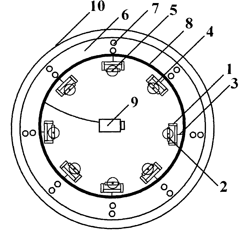 Peg-top vibration-reducing damper for controlling structure to vibrate in multiple dimensions and manufacturing method thereof