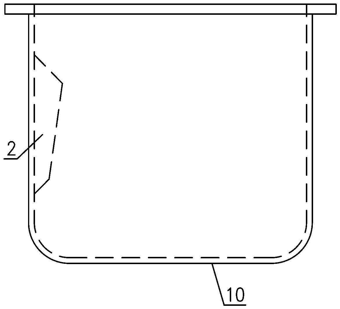 Mixing, baffling and guiding device