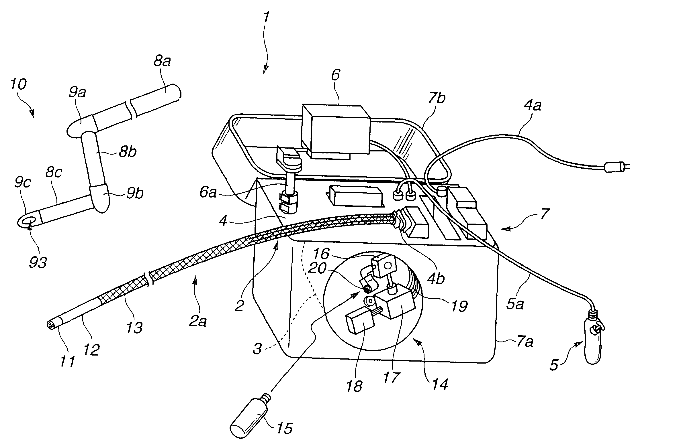 Endoscope system with insertion direction changing guides